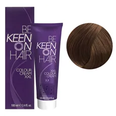 7/7 блондин каштановий Стійка крем-фарба для волосся, 100 мл Colour Cream XXL KEEN
