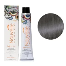 Grey (Попеляста) Стійка крем-фарба для волосся, 100 мл Permanent Hair Color Nouvelle