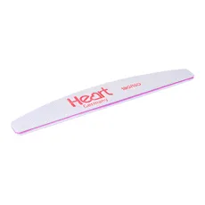 Пилка для нігтів 180/180 грит півмісяць Half Heart