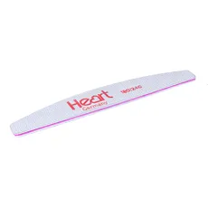 Пилка для нігтів 180/240 грит півмісяць Half Heart