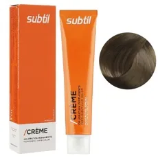 8 світло-русявий Стійка крем-фарба для волосся, 60 мл CREME Permanent Hair Color Subtil