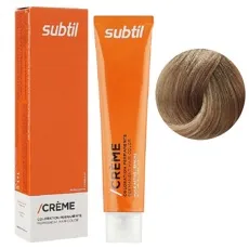 7/8 блонд бежевий Стійка крем-фарба для волосся, 60 мл CREME Permanent Hair Color Subtil