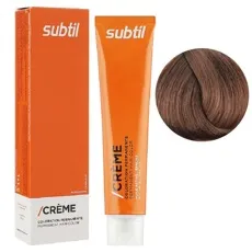 7/74 блондин каштановий мідний Стійка крем-фарба для волосся, 60 мл CREME Permanent Hair Color Subtil
