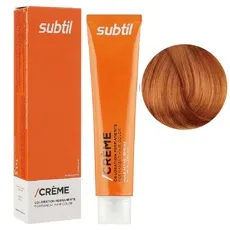 7/400 блонд мідний інтенсивний Стійка крем-фарба для волосся, 60 мл CREME Permanent Hair Color Subtil