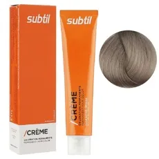 8 IC світлий блондин холодний Стійка крем-фарба для волосся, 60 мл CREME Permanent Hair Color Subtil
