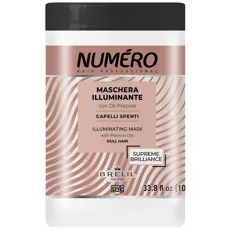 Маска, що надає волоссю блиску з цінними маслами, 1000 мл Illuminating Mask with Precious Oils Illuminating Numero BRELIL Professional