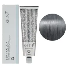 0/11 Попелястий мікс Фарба для тонування волосся без аміаку,  60 мл Demi-Permanent Color SЕМІ COLOR KEUNE