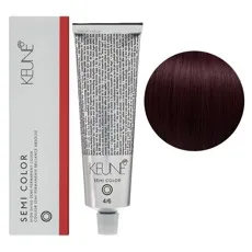 4/6 Середньо-коричневий червоний Фарба для тонування волосся без аміаку,  60 мл Demi-Permanent Color SЕМІ COLOR KEUNE