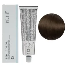 6/1 Темний блондин попелястий Фарба для тонування волосся без аміаку,  60 мл Demi-Permanent Color SЕМІ COLOR KEUNE