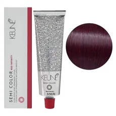 5/56 RI Світло-коричневий махагоново-червоний Фарба для тонування волосся без аміаку,  60 мл Demi-Permanent Color SЕМІ COLOR KEUNE