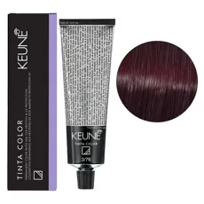 3/76 Темно-коричневий фіолетово-червоний Фарба перманентна для волосся,  60 мл Permanent Color TINTA COLOR KEUNE
