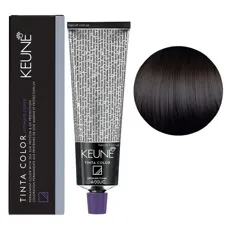 4/00 UC Середньо-коричневий натуральний інтенсивний Фарба перманентна для волосся,  60 мл Permanent Color TINTA COLOR KEUNE