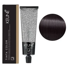 4/37 Середньо-коричневий золотисто-фіолетовий Фарба перманентна для волосся,  60 мл Permanent Color TINTA COLOR KEUNE