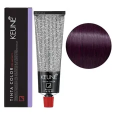 4/76 RI Середньо-коричневий фіолетово-червоний Фарба перманентна для волосся,  60 мл Permanent Color TINTA COLOR KEUNE