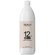 Окислювач для волосся 12% (40 Vol), 1000 мл Cream Developer 3deluxe Professional