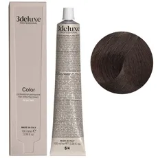 5/4 світло-коричневий мідний Фарба перманентна для волосся, 100 мл Permanent Hair Color 3deluxe Professional