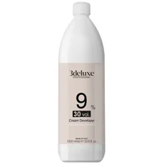 Окислювач для волосся 9% (30 Vol), 1000 мл Cream Developer 3deluxe Professional