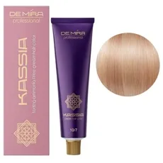 10/7 платиновий блондин коричневий Крем-фарба тонувальна, 90 мл  Cream hair color KASSIA DEMIRA Professional