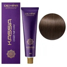 6/0 темний блондин натуральний Крем-фарба перманентна, 90 мл Cream hair color KASSIA DEMIRA Professional