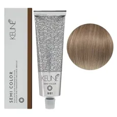 8/81 Світлий блондин мока-попелястий Фарба для тонування волосся без аміаку,  60 мл Demi-Permanent Color SЕМІ COLOR KEUNE