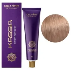 8/7 світлий блондин  коричневий Крем-фарба перманентна, 90 мл Cream hair color KASSIA DEMIRA Professional