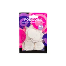 Змінні файли для педикюрного диска PODODISC L 240 грит, білі, 50 шт STALEKS PRO EXPERT