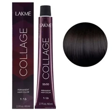 55/00 Світло-каштановий інтенсивний Крем-фарба для волосся стійка, 60 мл Permanent Hair Color COLLAGE LAКME