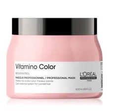 Маска для захисту та збереження кольору  фарбованого волосся, 500мл Mask Vitamino Color Serie Expert L`Oreal Professionnel