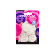 Змінні файли для педикюрного диска PODODISC L 80 грит, білі, 50 шт STALEKS PRO EXPERT