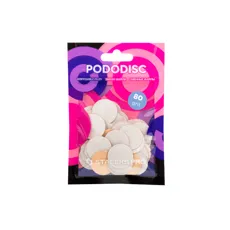 Змінні файли для педикюрного диска PODODISC M 80 грит, білі, 50 шт STALEKS PRO EXPERT