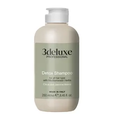 Шампунь для очищення та відновлення всіх типів волосся, 250 мл Detox Shampoo 3deluxe Professional