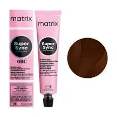 6BC Тонер для волосся на лужній основі без аміаку, 90 мл SUPER SYNC  Pre-Bonded MATRIX