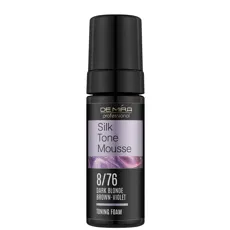 8/76 русявий коричнево-фіолетовий Тонувальний мус, 120 мл SilkTone Mousse DEMIRA Professional