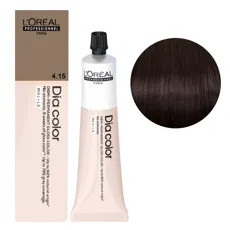 4/15 Фарба тонуюча на лужній основі без аміаку, 60мл Alkaline Demi-permanent cream color Dia Color L`Oreal Professionnel