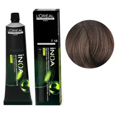 7/18 Фарба для волосся стійка без аміаку, 60мл No-Ammonia Permanent Color  INOA L`Oreal Professionnel 
