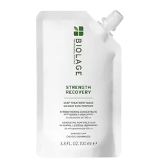Маска глибокої дії для відновлення пошкодженого волосся зі скваланом оливи, 100 мл Deep Treatment Mask STRENGTH RECOVERY BIOLAGE Hair Spa MATRIX