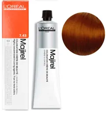 7/43 Блондин мідно-золотистий Фарба для волосся стійка, 60 мл  Majirel L`Oreal Professionnel (оновлений формат)