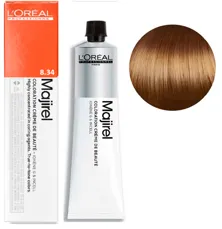 8/34 Світлий блондин золотисто-мідний Фарба для волосся стійка, 60 мл  Majirel L`Oreal Professionnel (оновлений формат)