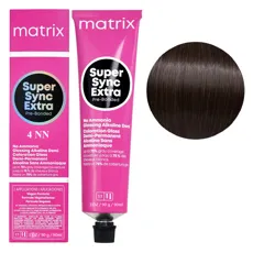 4NN Шатен натуральний інтенсивний Тонер для волосся на лужній основі без аміаку, 90 мл SUPER SYNC  EXTRA Pre-Bonded MATRIX