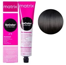 3N темний шатен натуральний Крем-фарба для волосся, 90 мл SoColor Pre-Bonded MATRIX (оновлений дизайн)
