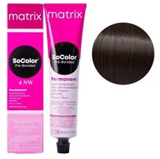 4NW шатен натуральний теплий Крем-фарба для волосся, 90 мл SoColor Pre-Bonded MATRIX (оновлений дизайн)