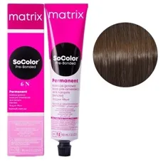 6N темний блондин натуральний Крем-фарба для волосся, 90 мл SoColor Pre-Bonded MATRIX (оновлений дизайн)
