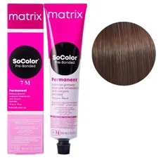 7M блондин мокка Крем-фарба для волосся, 90 мл SoColor Pre-Bonded MATRIX (оновлений дизайн)
