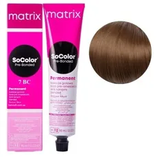 7BC блондин коричневий мідний Крем-фарба для волосся, 90 мл SoColor Pre-Bonded MATRIX (оновлений дизайн)
