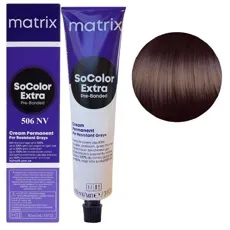506NV Темний блондин натуральний фіолетовий Крем-фарба для волосся, 90 мл SoColor EXTRA Pre-Bonded  MATRIX (оновлений дизайн)