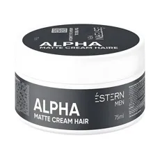 Матовий крем для укладання волосся, 75 мл Matte Cream Hair ALPHA MEN ESTERN jNOWA Professional