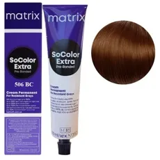 506BC темний блондин коричнево-мідний  Крем-фарба для волосся, 90 мл SoColor EXTRA Pre-Bonded  MATRIX (оновлений дизайн)