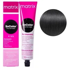 4AA шатен попелястий інтенсивний Крем-фарба для волосся, 90 мл SoColor Pre-Bonded  MATRIX (оновлений дизайн)