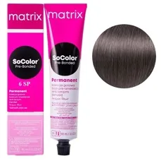 6SP Темний блондин сріблясто-перлинний Крем-фарба для волосся, 90 мл SoColor Pre-Bonded  MATRIX (оновлений дизайн)