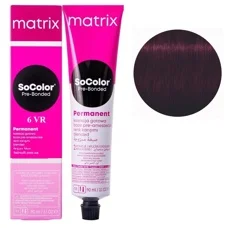 6VR темний блондин фіолетово-червоний Крем-фарба для волосся, 90 мл SoColor Pre-Bonded MATRIX (оновлений дизайн)